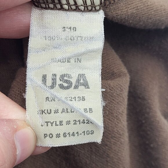 Fresh Produce Women's Large Maxi Dress Brown Print Ruffle Sleeveless Casual - Picture 8 of 11